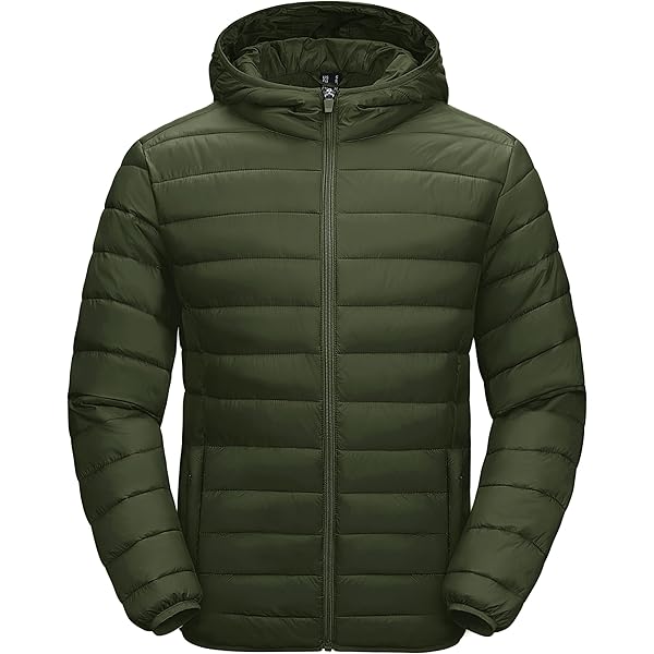 Xsylxgc Men's Puffer Jacket Lightweight Water-Resistant